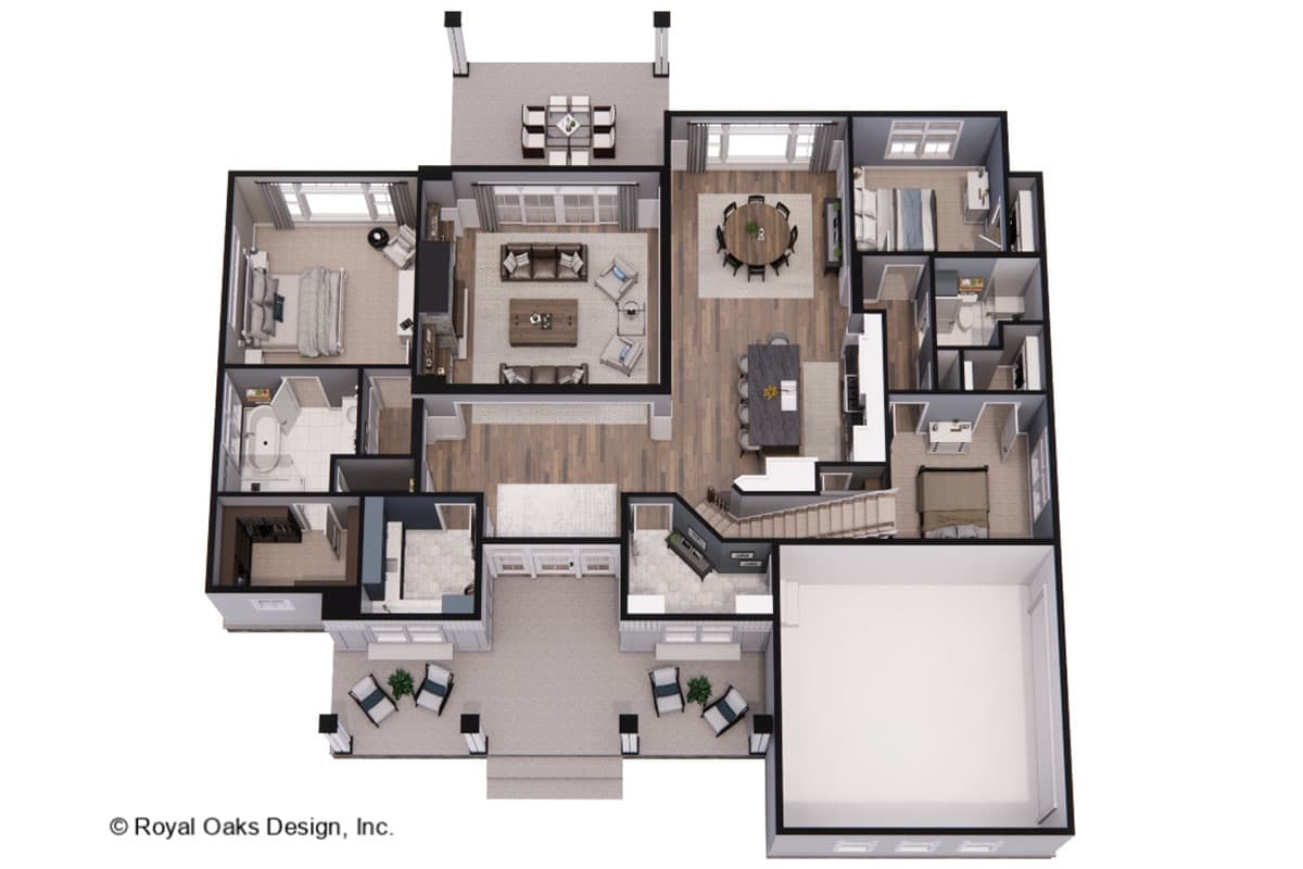 Plan 14691RK: Affordable 3-Bed New American House Plan with Bonus Room - 2112 Sq Ft - Image #40 - Country, Craftsman, Modern Farmhouse, New American, Northwest, Ranch, Traditional