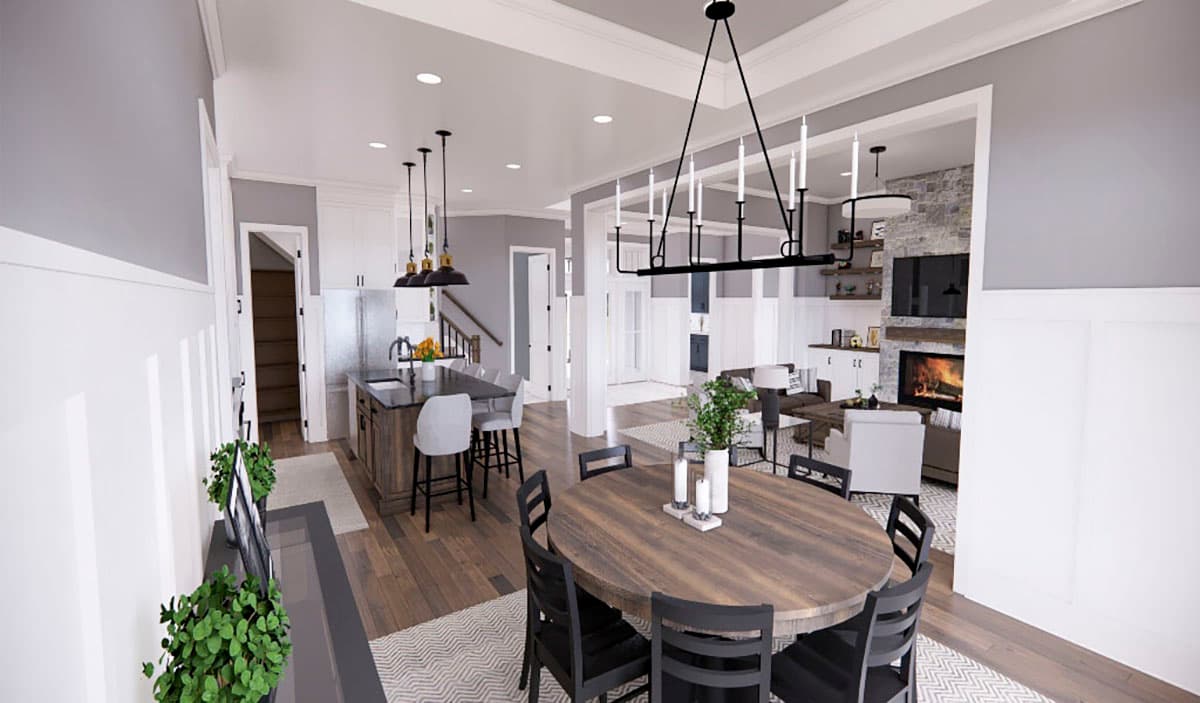 Plan 14691RK: Affordable 3-Bed New American House Plan with Bonus Room - 2112 Sq Ft - Image #29 - Country, Craftsman, Modern Farmhouse, New American, Northwest, Ranch, Traditional