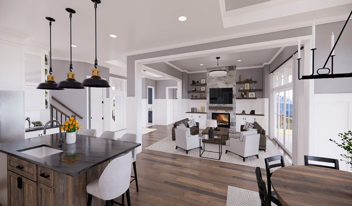 Plan 14691RK: Affordable 3-Bed New American House Plan with Bonus Room - 2112 Sq Ft - Image #34 - Country, Craftsman, Modern Farmhouse, New American, Northwest, Ranch, Traditional