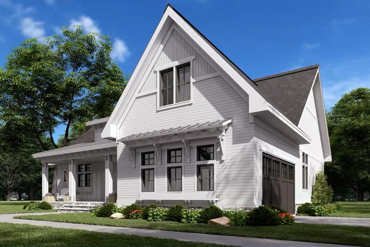Plan 14691RK: Affordable 3-Bed New American House Plan with Bonus Room - 2112 Sq Ft - Image #11 - Country, Craftsman, Modern Farmhouse, New American, Northwest, Ranch, Traditional