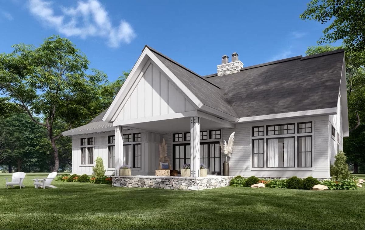 Plan 14691RK: Affordable 3-Bed New American House Plan with Bonus Room - 2112 Sq Ft - Image #14 - Country, Craftsman, Modern Farmhouse, New American, Northwest, Ranch, Traditional
