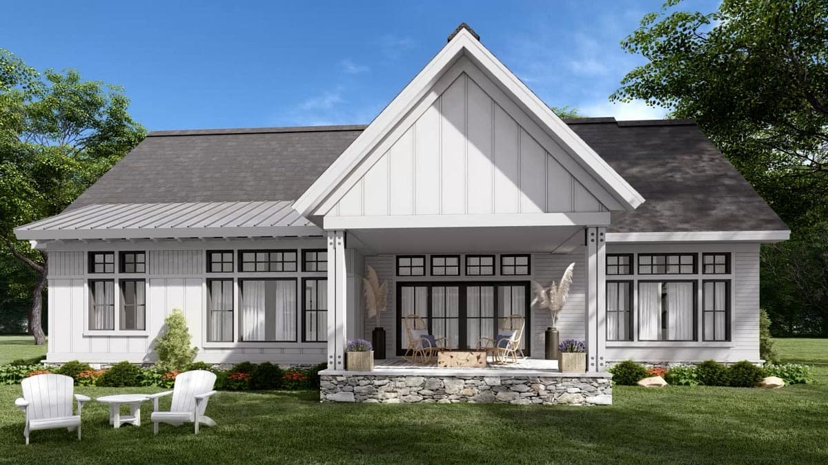 Plan 14691RK: Affordable 3-Bed New American House Plan with Bonus Room - 2112 Sq Ft - Image #15 - Country, Craftsman, Modern Farmhouse, New American, Northwest, Ranch, Traditional