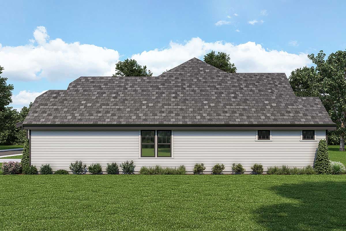 Plan 280121JWD: 2-Bed Country Cottage Plan with Quiet Den - Image #4 - Cottage, Country, European