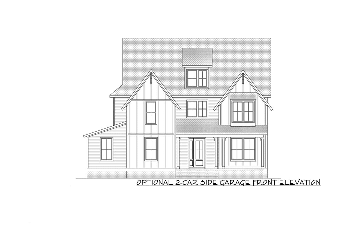 Plan 260001RVC: Modern Craftsman Home Plan with Third Floor Expansion Possibilities - Image #8 - Country, Craftsman, Modern Farmhouse, New American