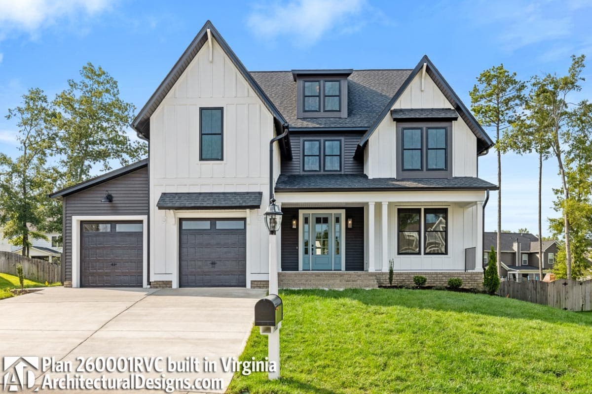 build gallery item - Modern Craftsman House Plan 260001RVC Comes to Life in Virginia