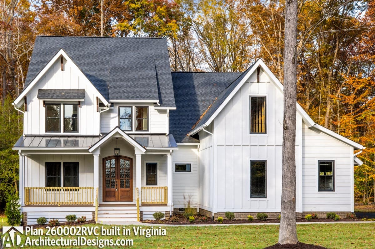 build gallery item - Modern Farmhouse Plan 260002RVC Comes to Life in Virginia