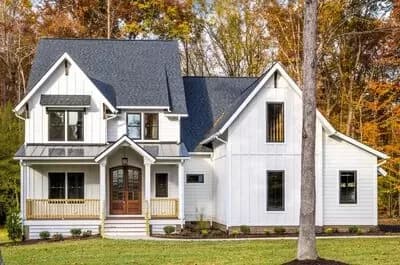 Modern Country Home Plan with Main Floor Master Suite and a Kids' Loft