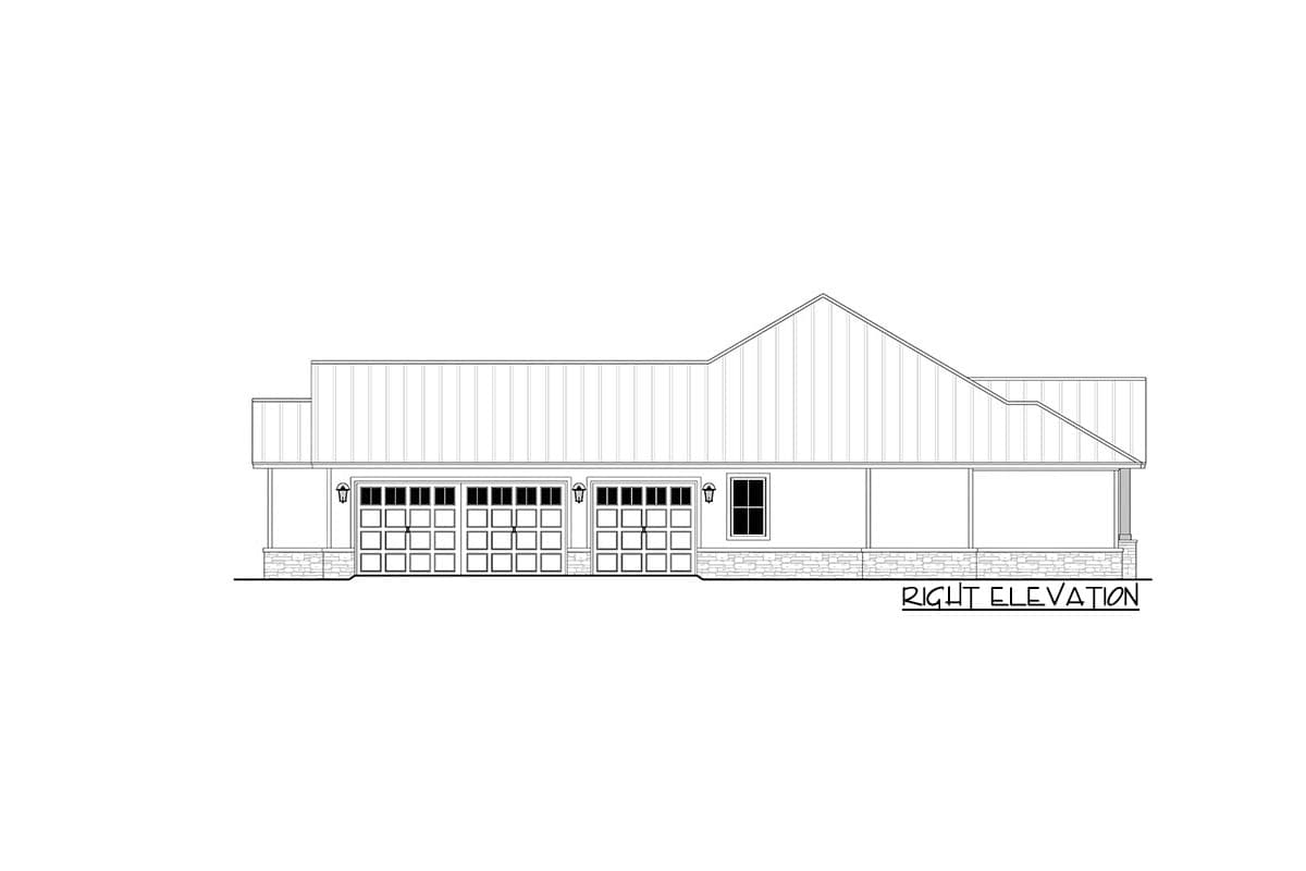 Plan 51851HZ: One-Story Hill Country Home Plan with Open Floor Plan and Game Room - 2974 Sq Ft - Image #6 - Hill Country, New American, Ranch