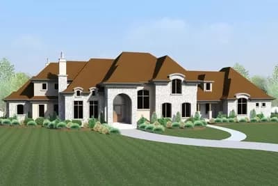 Luxury Chateau Plan with Optional Lower Level 