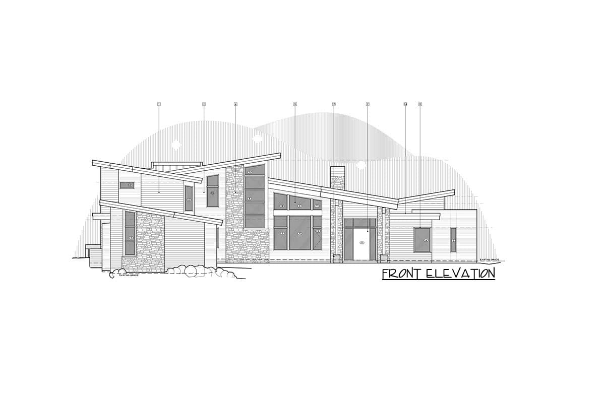 Plan 54225HU: Mountain Contemporary Home Plan with Dramatic Open Floor Plan and Two Master Suites - Image #74 - Contemporary, Craftsman, Mid Century Modern, Modern, Mountain