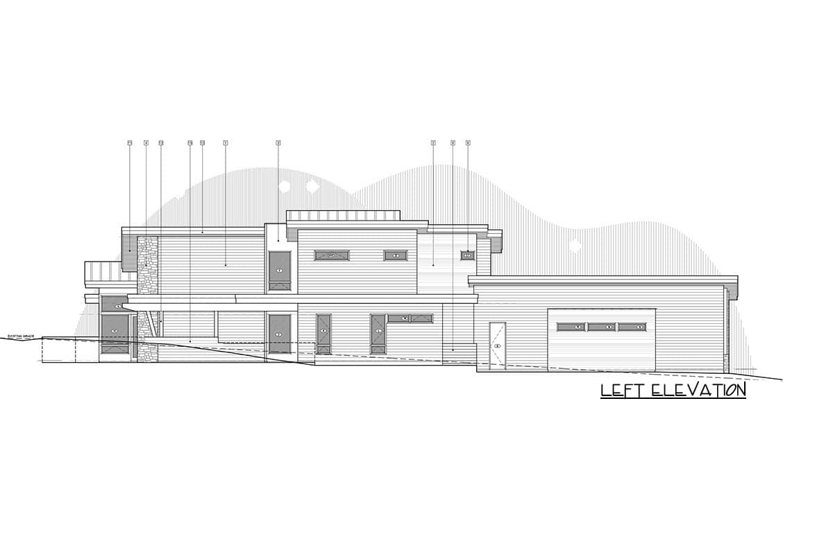 Plan 54225HU: Mountain Contemporary Home Plan with Dramatic Open Floor Plan and Two Master Suites - Image #75 - Contemporary, Craftsman, Mid Century Modern, Modern, Mountain
