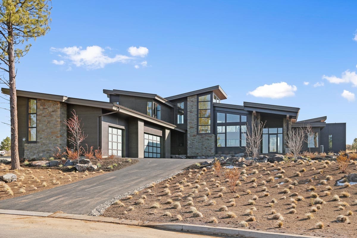 Plan 54225HU: Mountain Contemporary Home Plan with Dramatic Open Floor Plan and Two Master Suites - Image #4 - Contemporary, Craftsman, Mid Century Modern, Modern, Mountain