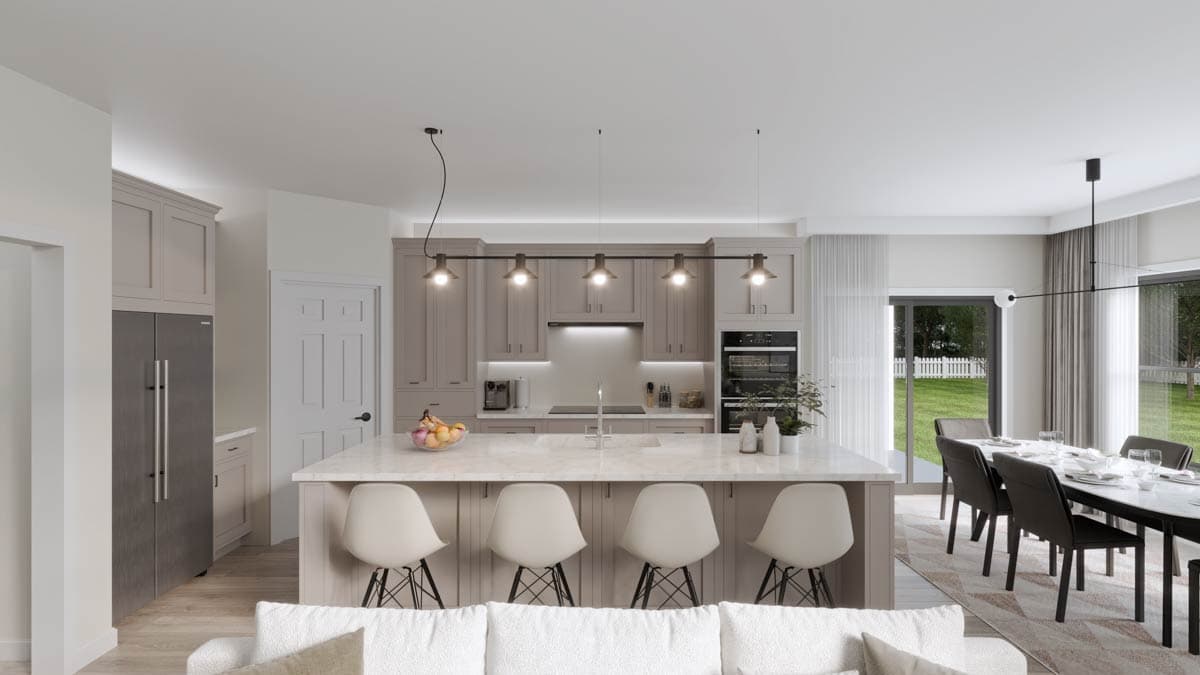 Plan 911006JVD: 2200 Sq Ft New American Home Plan with Main-Level Master Bedroom - Image #11 - Country, Craftsman, Farmhouse, New American, Southern