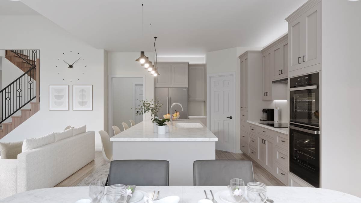 Plan 911006JVD: 2200 Sq Ft New American Home Plan with Main-Level Master Bedroom - Image #12 - Country, Craftsman, Farmhouse, New American, Southern