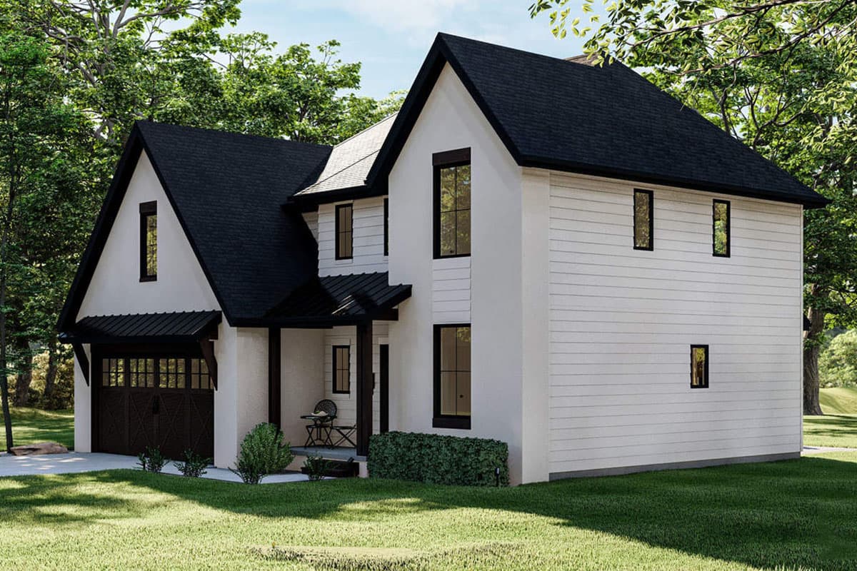 Plan 62979DJ: 2-Story New American House Plan with Pocket Home Office - Image #16 - Country, Modern Farmhouse, New American