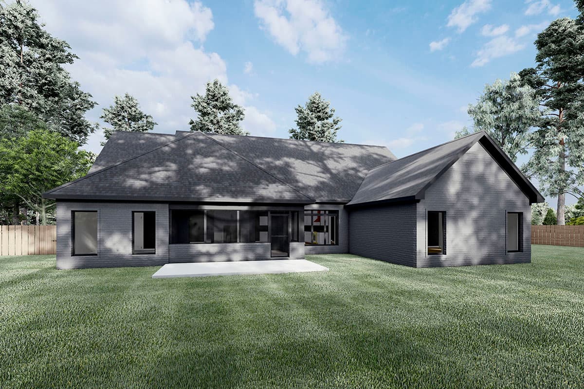 Plan 70691SND: 2500 Square Foot New American Home Plan with Screened Porch - Image #6 - New American, Northwest, Transitional