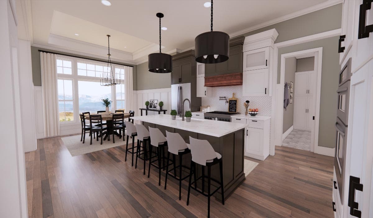 Plan 14692RK: Attractive 3-Bed Modern Farmhouse Plan with Home Office - 2385 Sq Ft - Image #12 - Country, Farmhouse, Modern Farmhouse, Southern