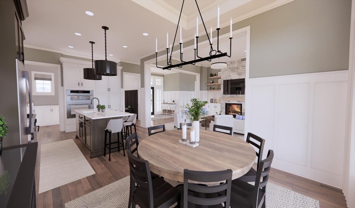 Plan 14692RK: Attractive 3-Bed Modern Farmhouse Plan with Home Office - 2385 Sq Ft - Image #13 - Country, Farmhouse, Modern Farmhouse, Southern