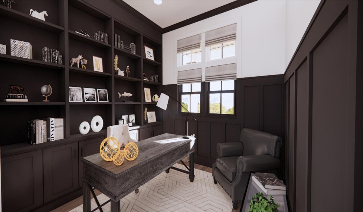 Plan 14692RK: Attractive 3-Bed Modern Farmhouse Plan with Home Office - 2385 Sq Ft - Image #15 - Country, Farmhouse, Modern Farmhouse, Southern
