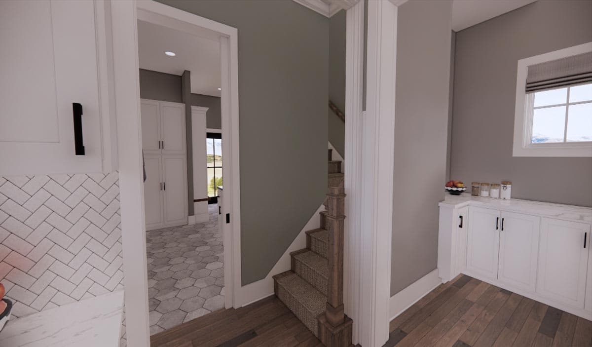 Plan 14692RK: Attractive 3-Bed Modern Farmhouse Plan with Home Office - 2385 Sq Ft - Image #17 - Country, Farmhouse, Modern Farmhouse, Southern