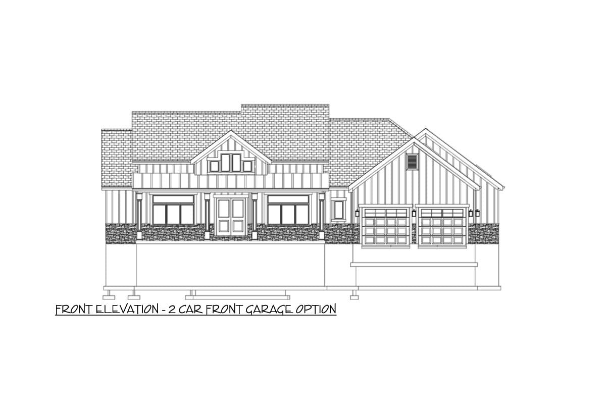 Plan 61372UT: 3-Bed Modern Farmhouse Plan with Home Office and Optional Lower Level - Image #51 - Coastal, Country, Farmhouse, Modern Farmhouse, New American