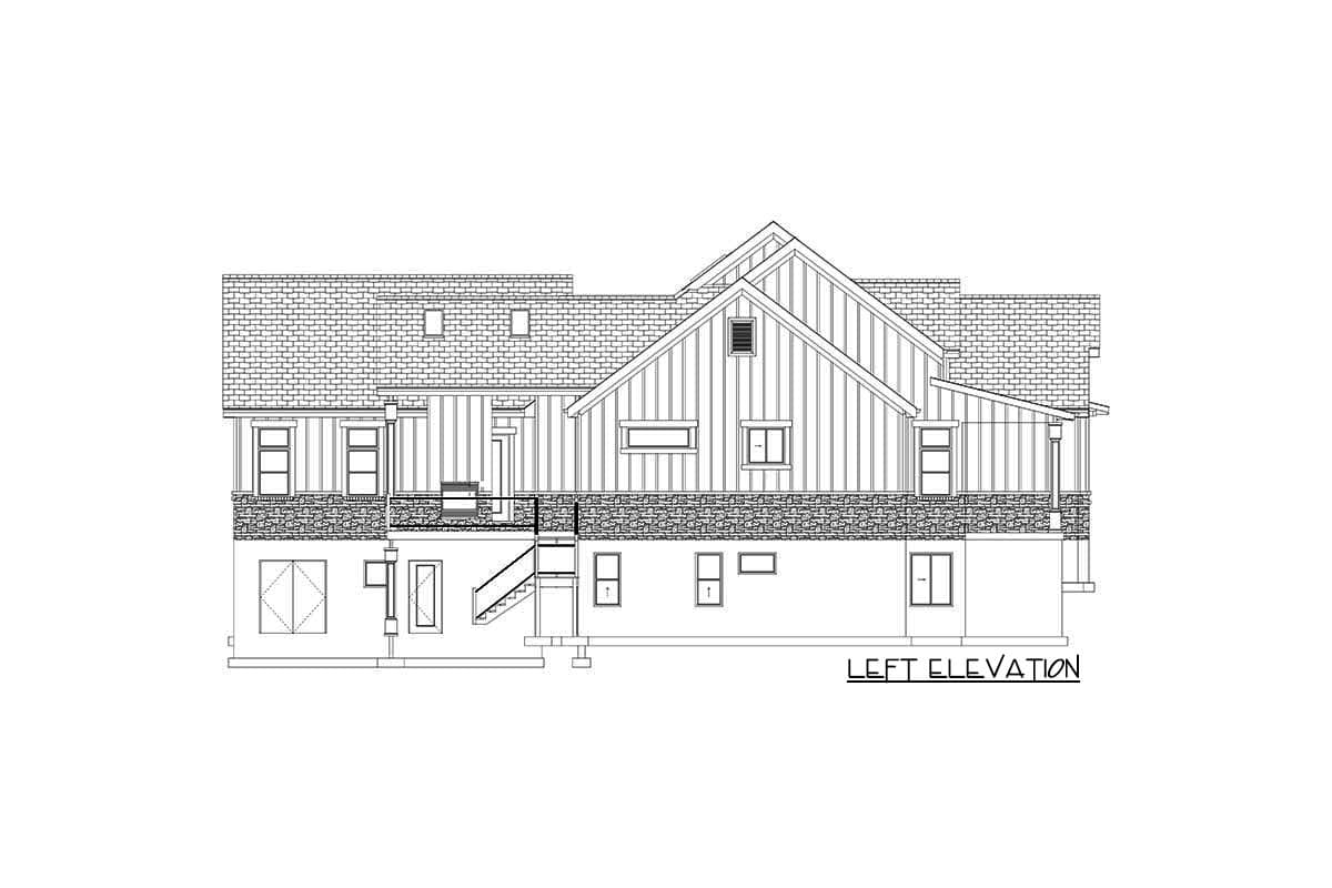Plan 61372UT: 3-Bed Modern Farmhouse Plan with Home Office and Optional Lower Level - Image #48 - Coastal, Country, Farmhouse, Modern Farmhouse, New American