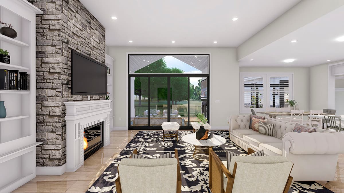 Plan 61372UT: 3-Bed Modern Farmhouse Plan with Home Office and Optional Lower Level - Image #22 - Coastal, Country, Farmhouse, Modern Farmhouse, New American