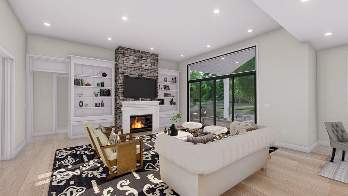 Plan 61372UT: 3-Bed Modern Farmhouse Plan with Home Office and Optional Lower Level - Image #23 - Coastal, Country, Farmhouse, Modern Farmhouse, New American