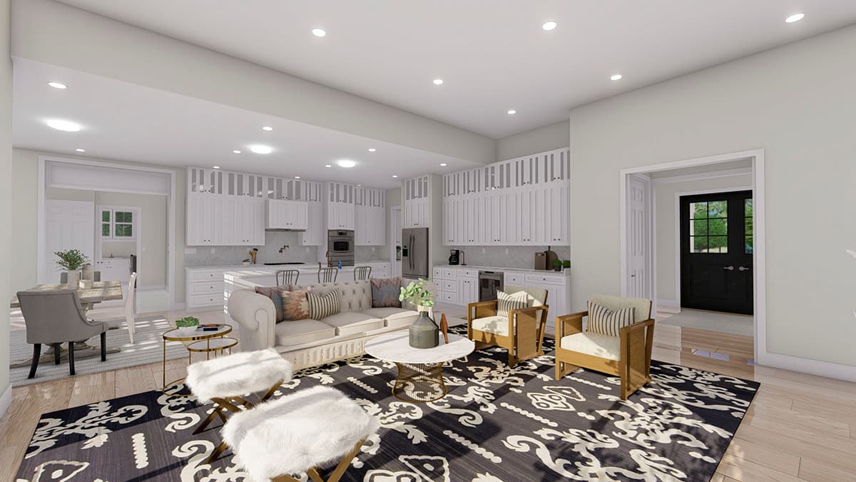 Plan 61372UT: 3-Bed Modern Farmhouse Plan with Home Office and Optional Lower Level - Image #25 - Coastal, Country, Farmhouse, Modern Farmhouse, New American