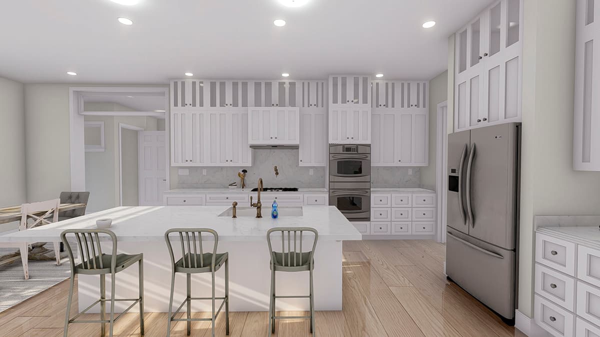Plan 61372UT: 3-Bed Modern Farmhouse Plan with Home Office and Optional Lower Level - Image #26 - Coastal, Country, Farmhouse, Modern Farmhouse, New American