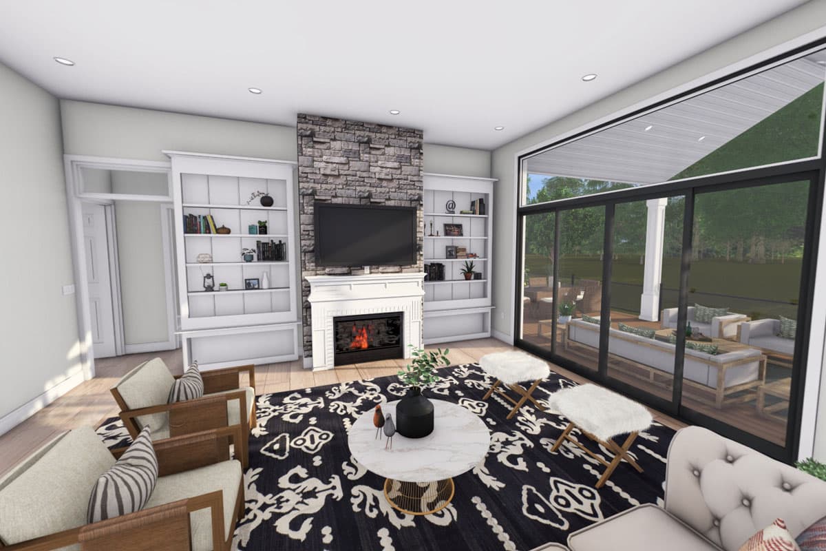 Plan 61372UT: 3-Bed Modern Farmhouse Plan with Home Office and Optional Lower Level - Virtual Tour Cover Image - Coastal, Country, Farmhouse, Modern Farmhouse, New American