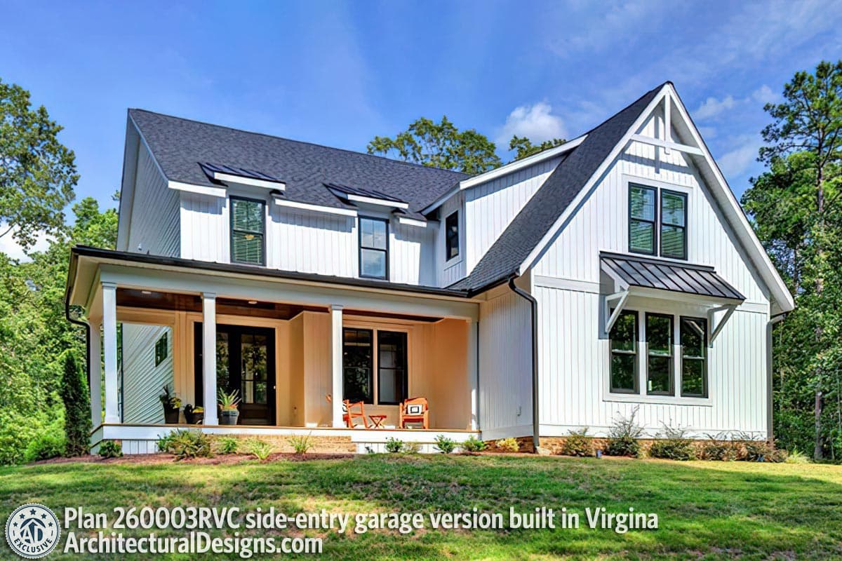 Plan 260003RVC: 4-Bed Modern Farmhouse Plan with Large Second Floor Loft - 3645 Sq Ft - Image #5 - Country, Farmhouse, Modern Farmhouse, New American, Traditional