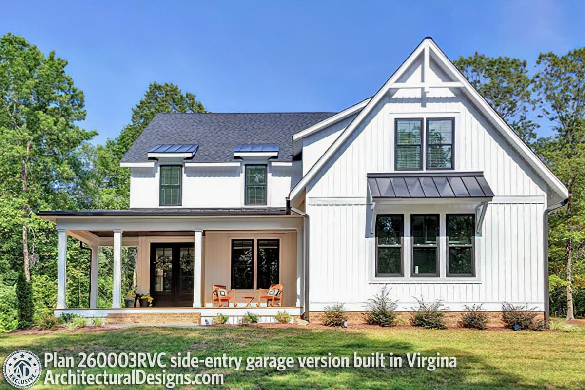 Plan 260003RVC: 4-Bed Modern Farmhouse Plan with Large Second Floor Loft - 3645 Sq Ft - Image #6 - Country, Farmhouse, Modern Farmhouse, New American, Traditional