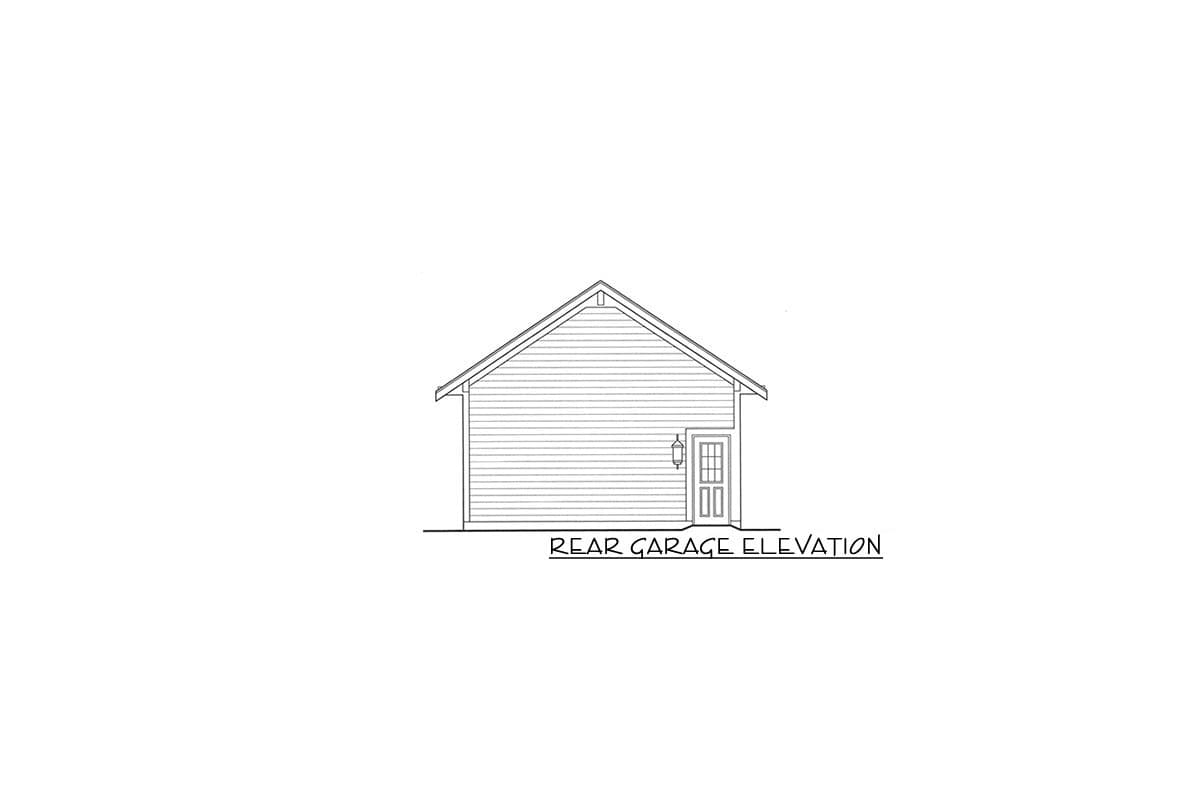Plan 39297ST: Cozy Cottage with a 2-Car Detached Garage for a Narrow Lot - Image #6 - Country, Craftsman, Ranch