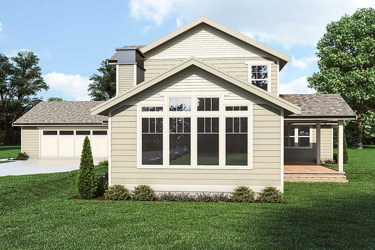 Plan 280128JWD: Two-story Craftsman Home Plan with Upstairs Play Room - Image #5 - Country, Craftsman, New American, Northwest, Traditional