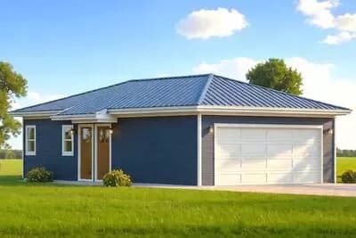 420 Square Foot ADU with 2-Car Garage