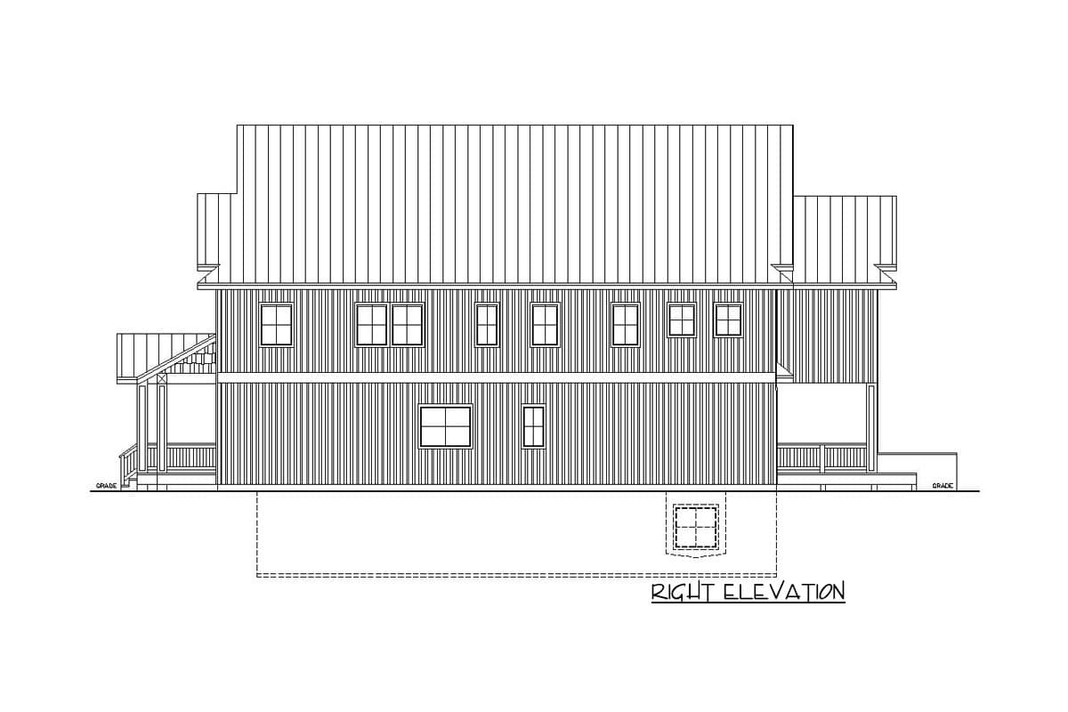 Plan 35594GH: 3-Story House Plan with Lower-level Garage - Image #5 - Craftsman, Mountain, Northwest, Vacation