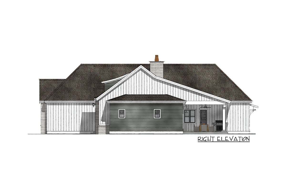 Plan 64513SC: Exclusive French Country House Plan with Snack Bar in Lower Level Rec Room - Image #6 - Acadian, European, French Country, Louisiana-Style, Southern, Transitional