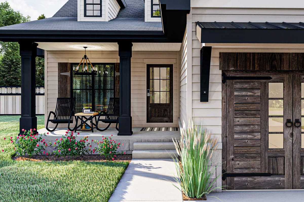 Plan 62987DJ: Simple 1-Bed Craftsman Farmhouse Plan with Expansion Below - 1030 Sq Ft - Image #7 - Country, Craftsman, Farmhouse