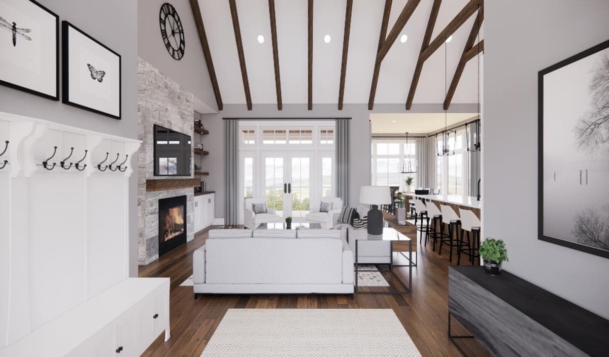 Plan 14693RK: Modest-Sized 3-Bed Modern Farmhouse Plan with Bonus Expansion - 2136 Sq Ft - Image #9 - Country, Craftsman, Modern Farmhouse, New American