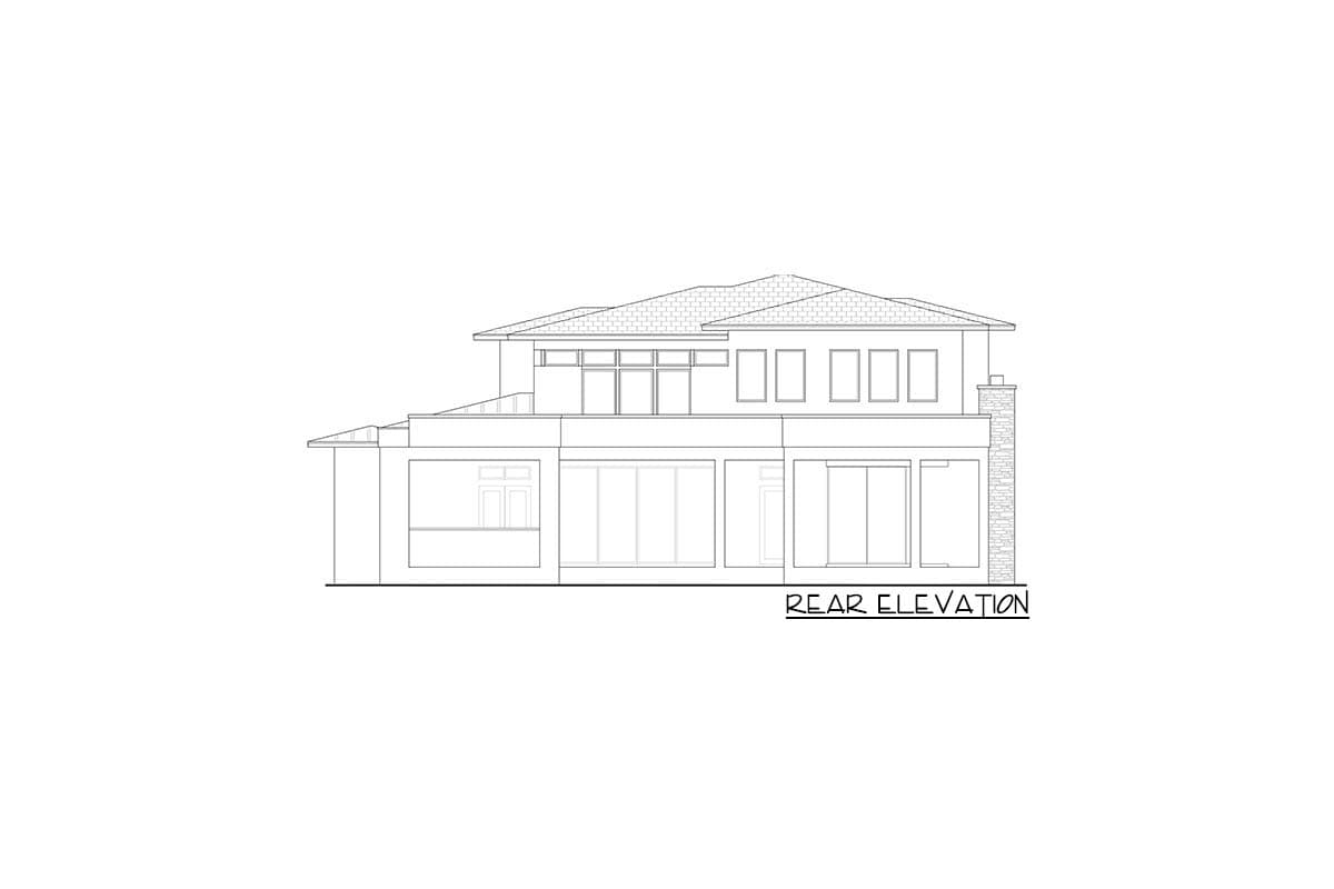Plan 65621BS: Luxury Contemporary Home Plan for Indoor Outdoor Living - 4000 Sq Ft - Image #4 - Coastal, Contemporary, European, Mediterranean, Mid Century Modern, Transitional