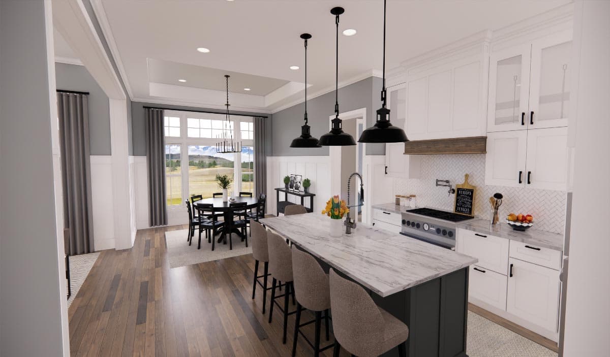 Plan 14694RK: 3-Bed Modern Farmhouse with Home Office and Great Master Suite - 2419 Sq Ft - Image #15 - Country, Craftsman, Modern Farmhouse, New American