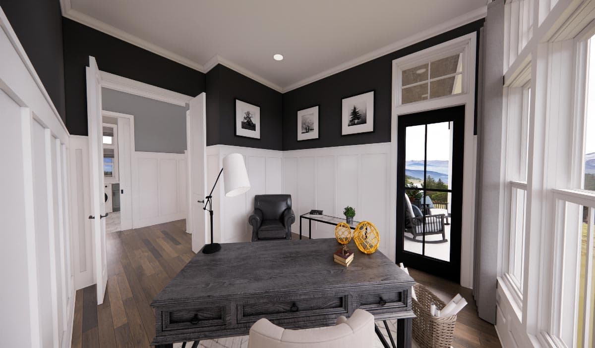 Plan 14694RK: 3-Bed Modern Farmhouse with Home Office and Great Master Suite - 2419 Sq Ft - Image #17 - Country, Craftsman, Modern Farmhouse, New American
