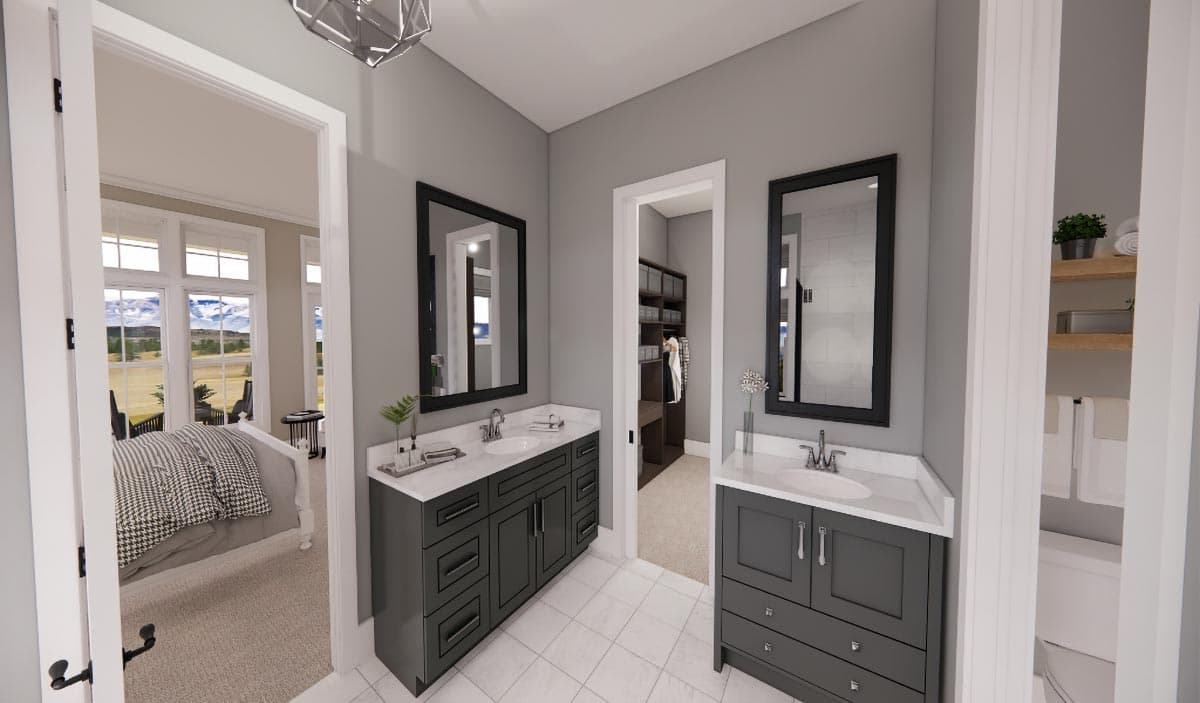 Plan 14694RK: 3-Bed Modern Farmhouse with Home Office and Great Master Suite - 2419 Sq Ft - Image #19 - Country, Craftsman, Modern Farmhouse, New American