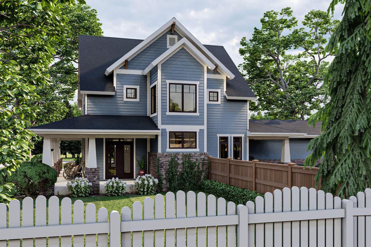 Plan 62989DJ: Timeless 3-Bedroom Craftsman House Plan with a Full Wrap-around Porch - Image #7 - Country, Craftsman, Farmhouse, New American, Traditional