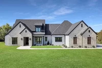 4-Bed Modern Farmhouse with Private Master Suite and a 4-Car Garage - 4166 Sq Ft