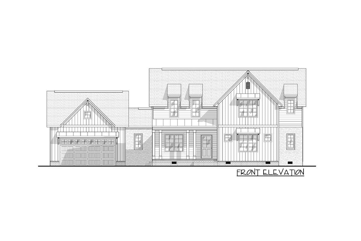Plan 83612CRW: 5-Bed Modern Farmhouse Plan with Two Master Suites - Image #8 - Country, Modern Farmhouse, New American, Southern