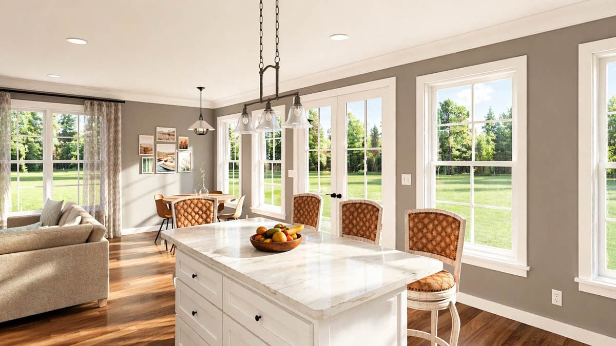 Plan 25020DH: Cutely Packaged Starter or Vacation or Retirement 2-Bed House Plan - Image #9 - Cottage, Country, Modern Farmhouse