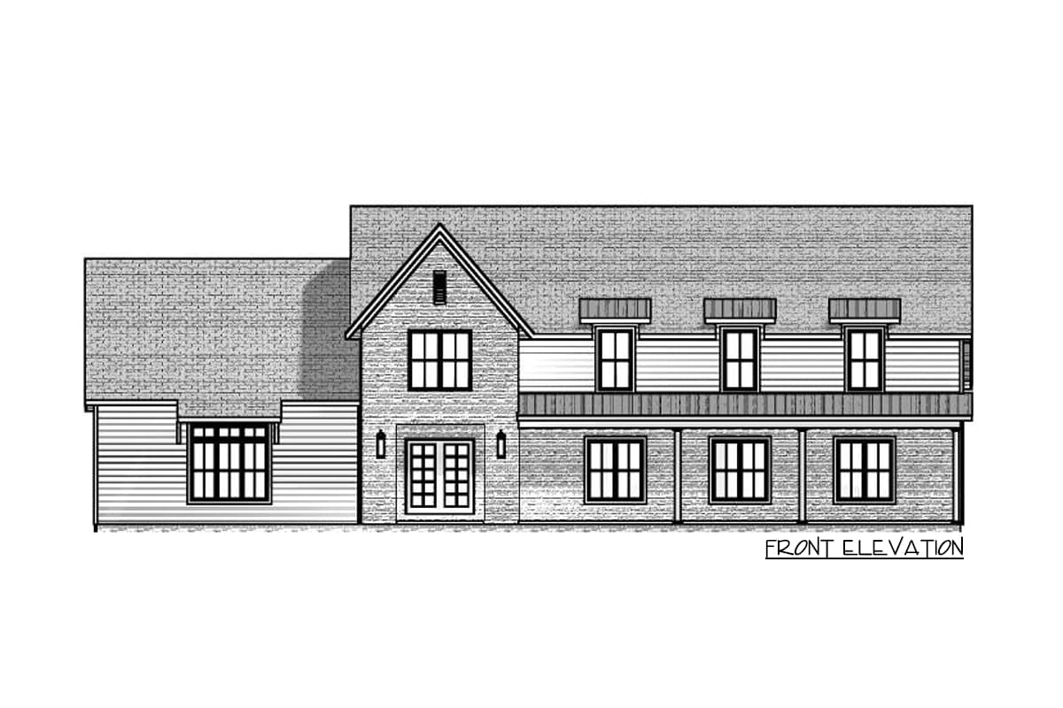 Plan 911007JVD: Modern Farmhouse Plan Under 2500 Square Feet with Main-floor Master Bedroom - Image #7 - Country, Modern Farmhouse, New American, Traditional