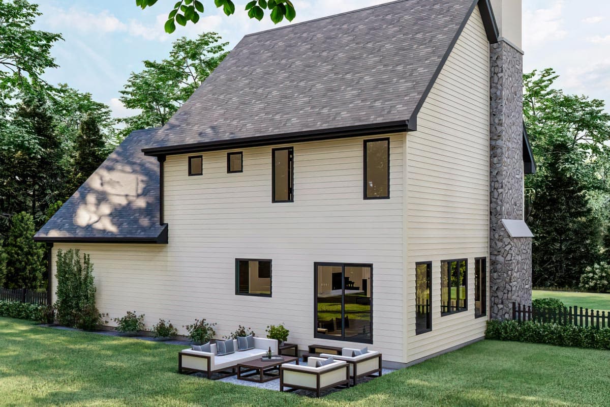 Plan 62995DJ: 3-Bed European Cottage with Open-Concept Living Space - Image #6 - Cottage, European, Tudor